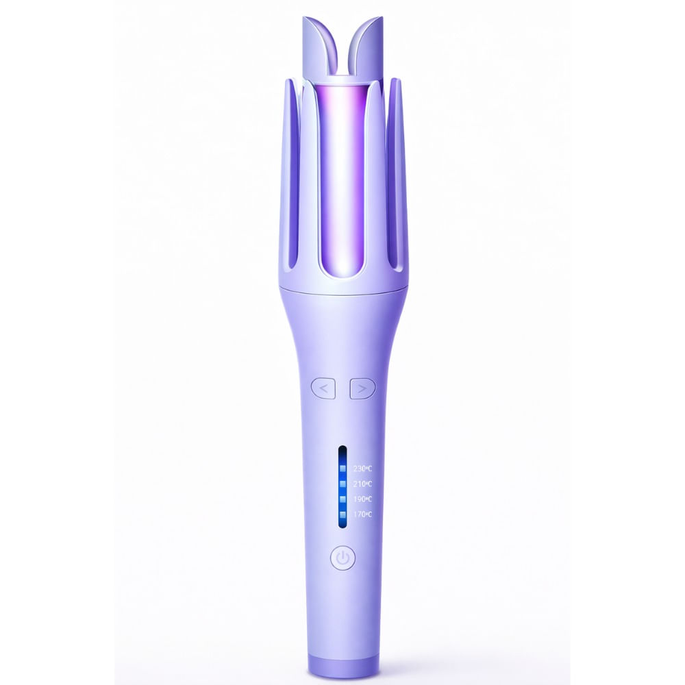 Rizadora De Cabello Automático Eggroll 30 Watts Lila
