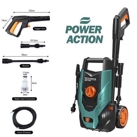 Hidrolavadora Portátil de Alta Presión 1700 W Modelo POWER ACTION PORTATIL Hidrolavadora Portátil de Alta Presión 1700 W Modelo POWER ACTION PORTATIL
