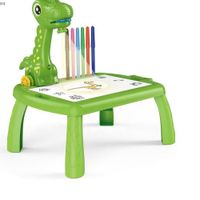 Pizarra de aprendizaje proyectos de dibuto para niños - Dinoproyector verde