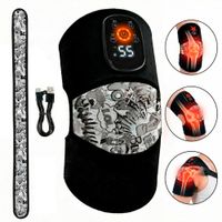 Masajeador de Rodilla Codo y Hombro Recargable con Compresion Calor y Vibracion
