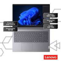 Laptop Lenovo V15 G5 Intel Core i5 16GB RAM 512GB SSD 15.6 FHD Windows 11 Home