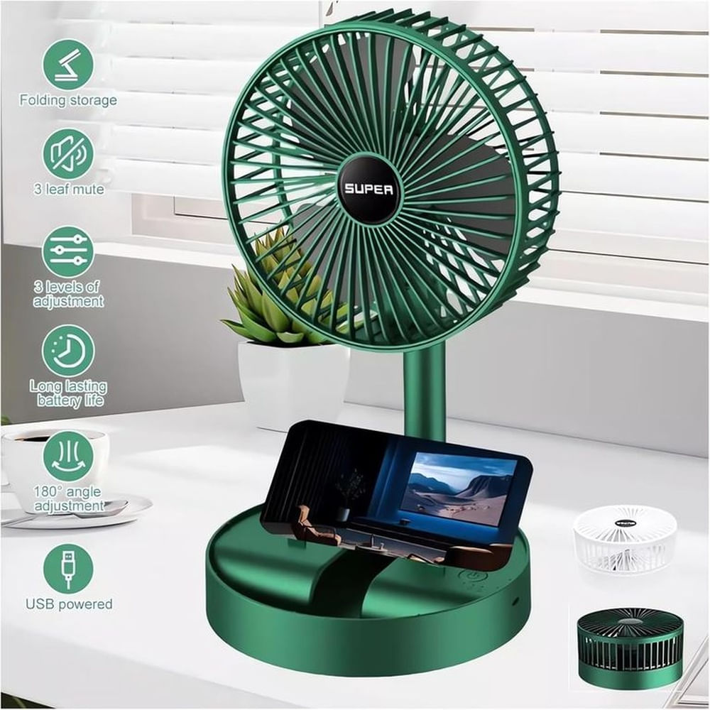 Ventilador Portatil de Escritorio SUPER Air Compact