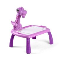 Pizarra de aprendizaje proyectos de dibuto para niños - Dinoproyector Morado