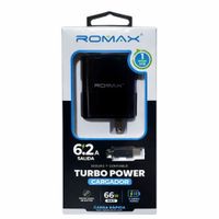 Romax Cargador tipo C Turbo Power Negro