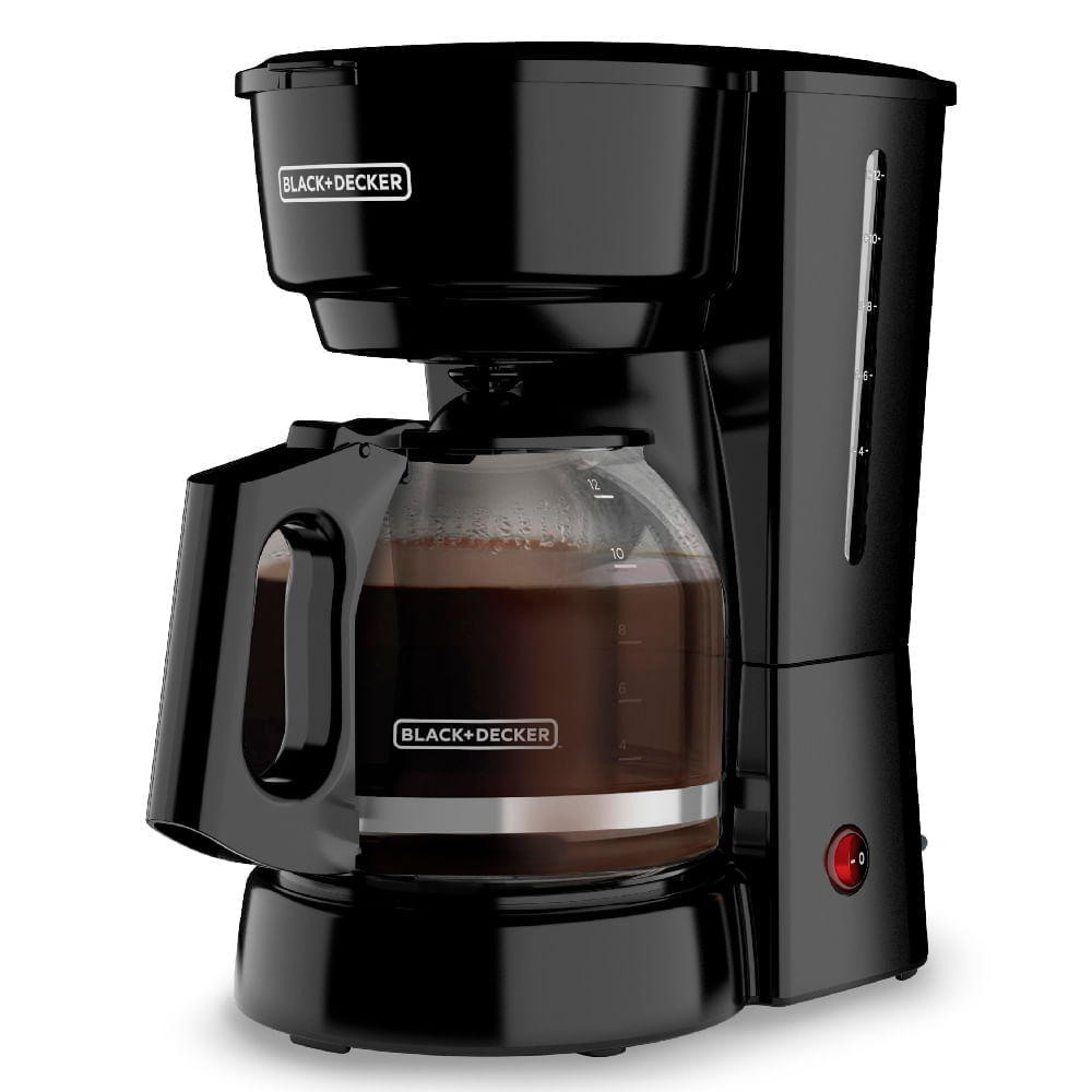 Cafetera BLACK+DECKER 12 Tazas Vortex Negro