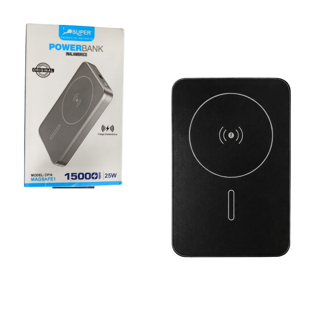 Power Bank15000mAh Carga Inalámbrica 25W CARGA INALÁMBRICA Magsafe CP14