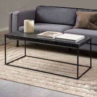 Mesa de centro industrial Barosa Onix | Masiva Home