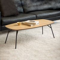 Mesa de centro industrial Caracas Marron | Masiva Home