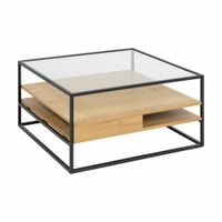 Mesa de centro Randolf Marron y Negro | Masiva Home