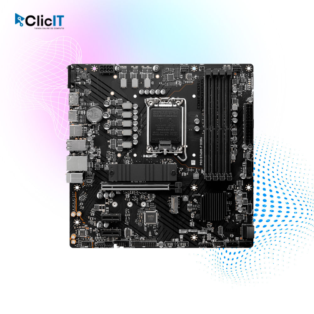 PLACA MADRE MSI PRO B760M-P DDR4 PNPRO B760M-P