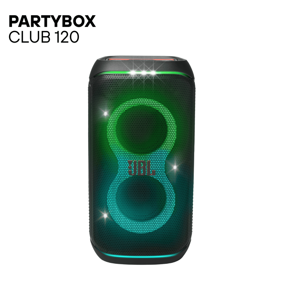 JBL PartyBox Club 120 con batería extraíble y vinculación Auracast - NGR