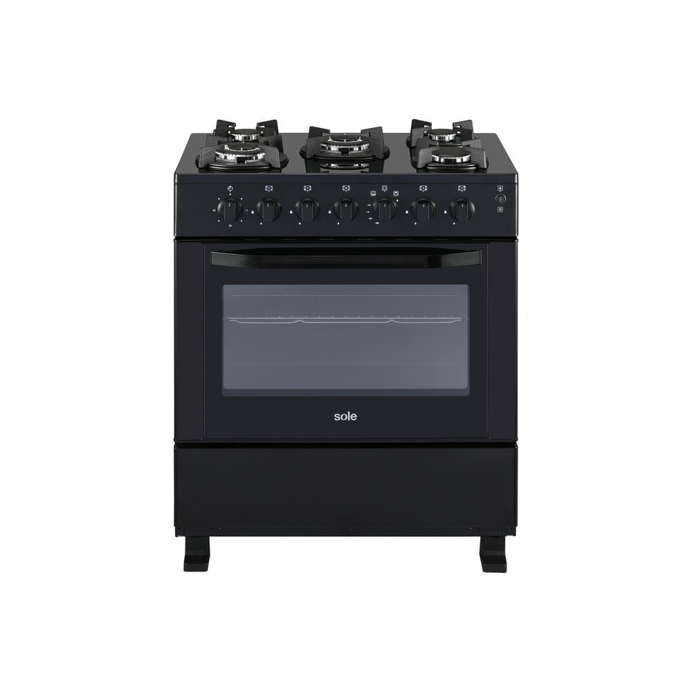 Cocina de Pie Sole Glissa Gas 76 cm 5 Hornillas