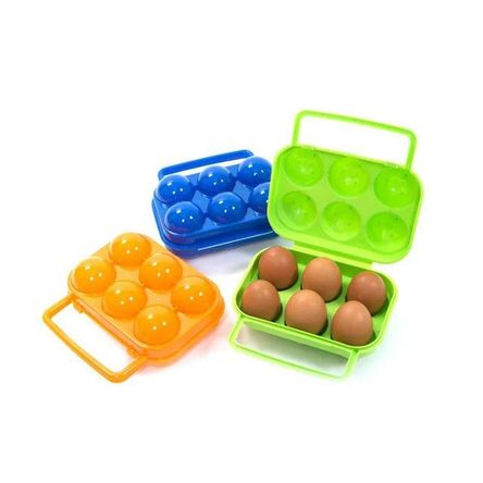 Pack De 3 Organizadores Para 6 Huevos De Plástico