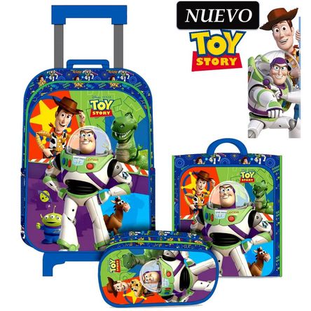 Set de Mochila con Ruedas Oficio Lonchera y Cartuchera Toy Story Set de Mochila con Ruedas Oficio Lonchera y Cartuchera Toy Story