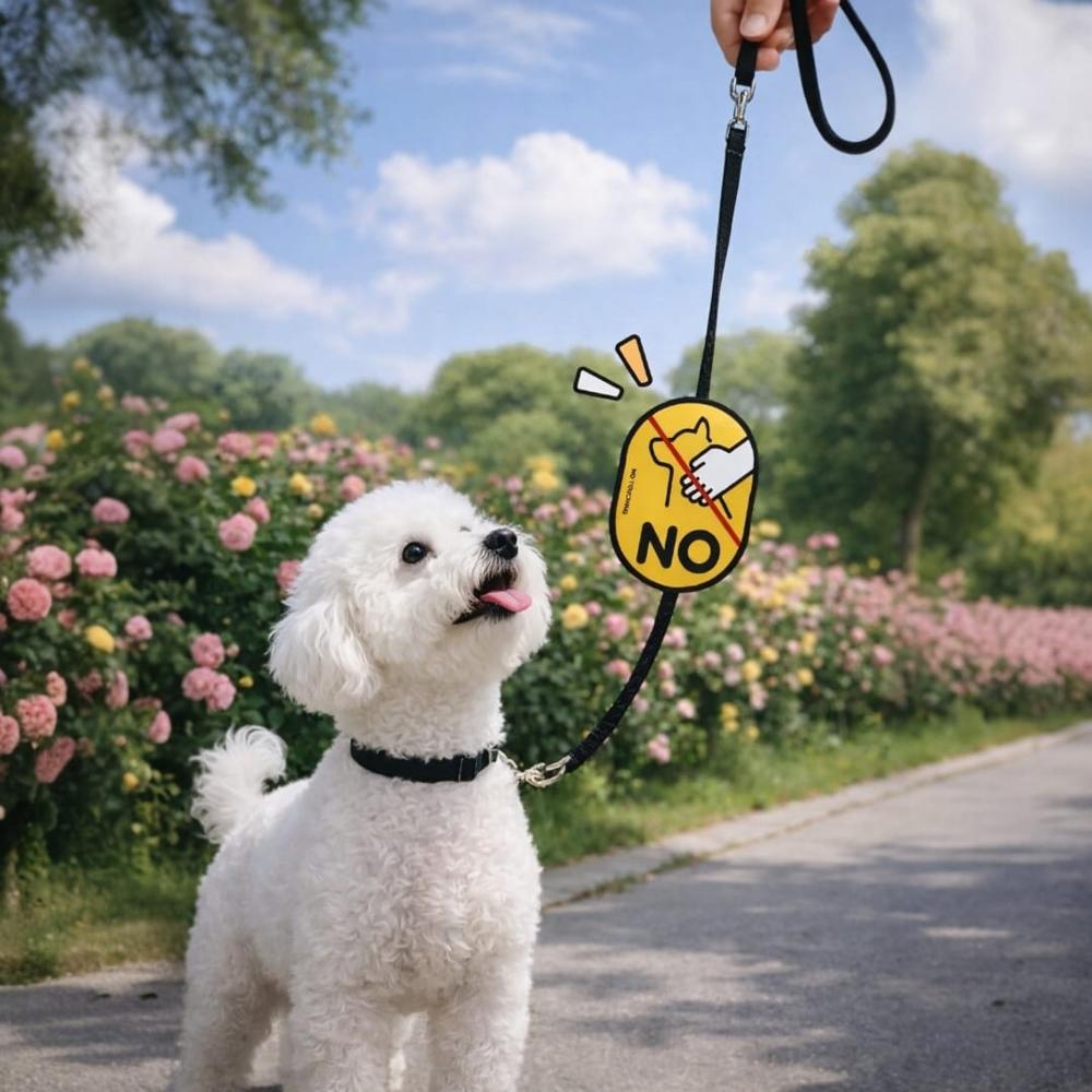 SEÑAL DE ADVERTENCIA PARA CORREAS DE MASCOTAS Amarillo SEÑAL DE ADVERTENCIA PARA CORREAS DE MASCOTAS Amarillo