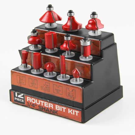 SET 12 PIEZAS DE FRESAS 0.25 PULGADA GRADO YG8C CAJA TRANSP SET 12 PIEZAS DE FRESAS 0.25 PULGADA GRADO YG8C CAJA TRANSP