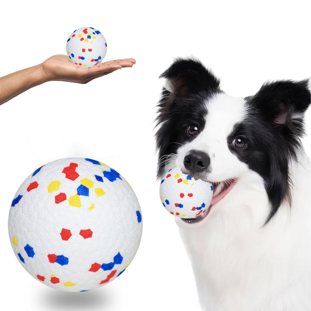 Pelota Super-resistente para Perros de Todos los Tamaños E-TPU Diámetro 7cm Color Blanco Pelota Super-resistente para Perros de Todos los Tamaños E-TPU Diámetro 7cm Color Blanco