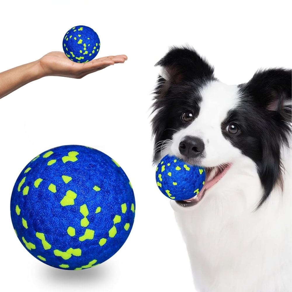 Pelota Super-resistente para Perros de Todos los Tamaños E-TPU Diámetro 7cm Color Azul Pelota Super-resistente para Perros de Todos los Tamaños E-TPU Diámetro 7cm Color Azul