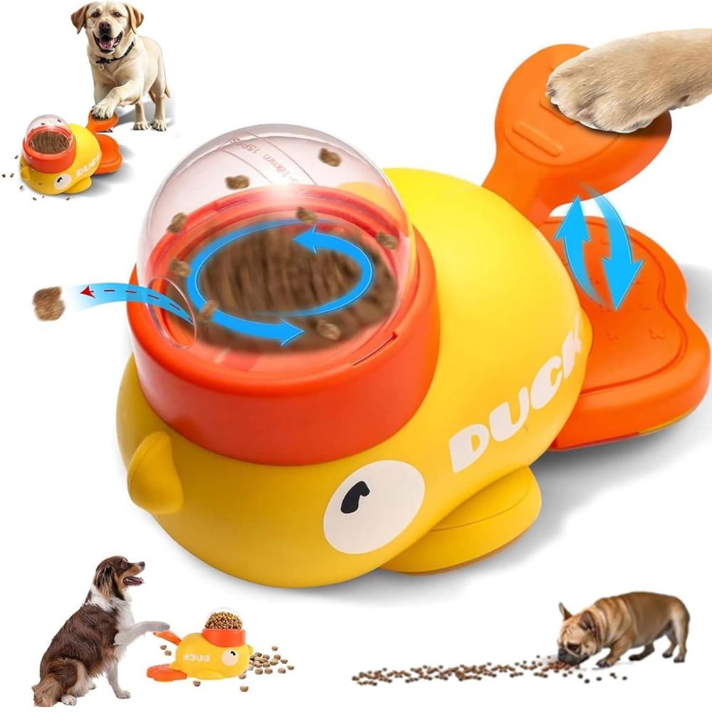 Juguete Dispensador con Forma de Pato para Perros Juguete Dispensador con Forma de Pato para Perros