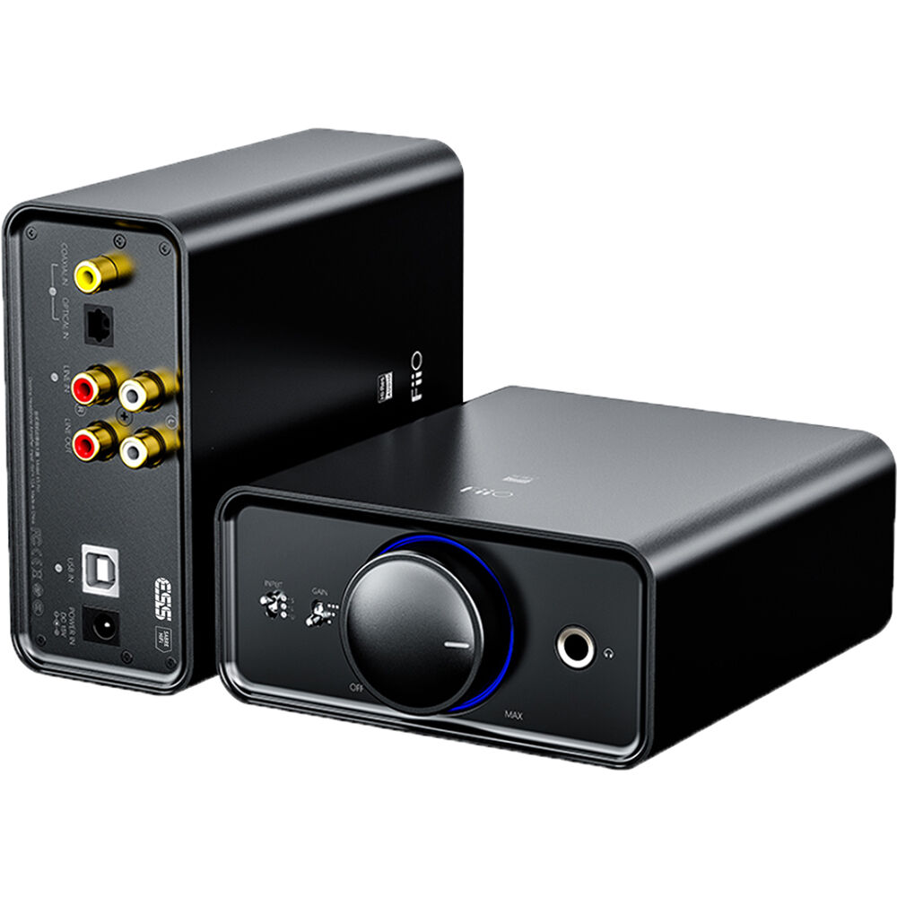 Amplificador de Auriculares Y Dac Usb de Escritorio Fiio K5 Pro Ess Negro