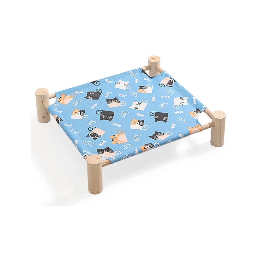 Cama Hamaca Elevada de BAMBÚ para Mascotas DISEÑO 3 Cama Hamaca Elevada de BAMBÚ para Mascotas DISEÑO 3