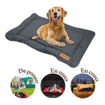 Colchoneta Viajera IMPERMEABLE Patitas SHOP para Mascotas GRIS Colchoneta Viajera IMPERMEABLE Patitas SHOP para Mascotas GRIS