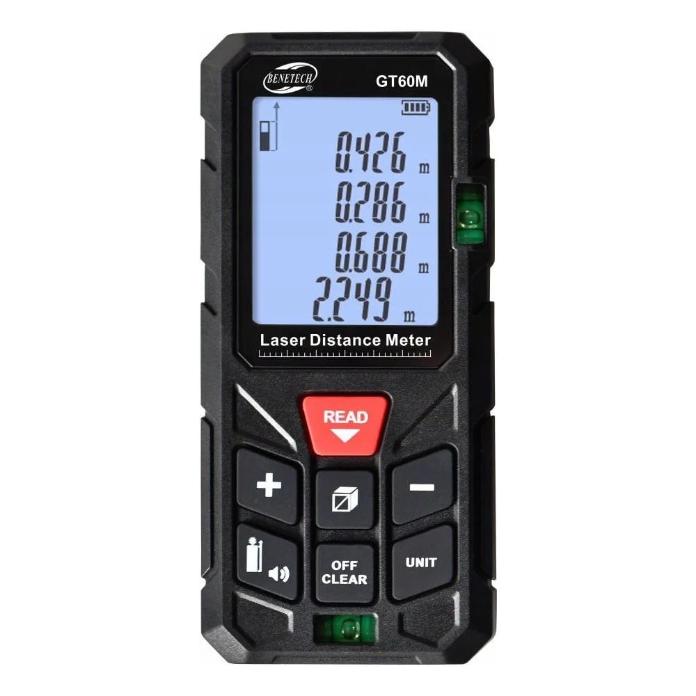 Medidor de Distancia Láser Profesional Telémetro - BENETECH GT60M Medidor de Distancia Láser Profesional Telémetro - BENETECH GT60M