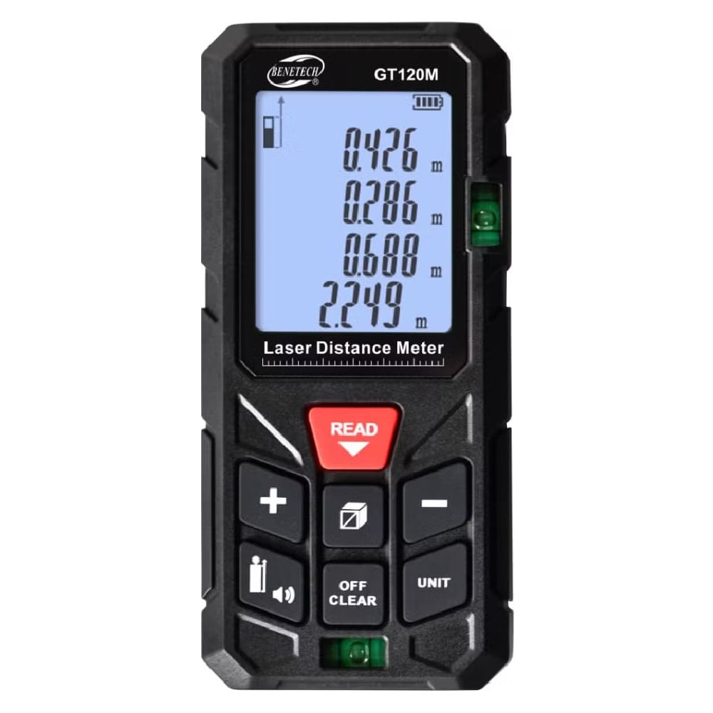 Medidor de Distancia Láser Profesional Telémetro - BENETECH GT120M Medidor de Distancia Láser Profesional Telémetro - BENETECH GT120M