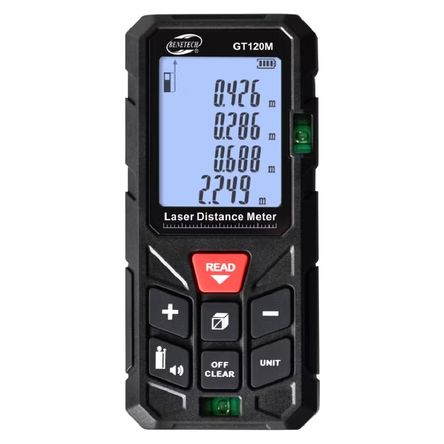 Medidor de Distancia Láser Profesional Telémetro - BENETECH GT120M Medidor de Distancia Láser Profesional Telémetro - BENETECH GT120M