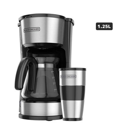 Cafetera BLACK+DECKER 1.25L 4 en 1 CM0755S Negro Cafetera BLACK+DECKER 1.25L 4 en 1 CM0755S Negro