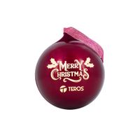 PARLANTE INALÁMBRICO MERRY CHRISTMAS TEROS TE-6018R COLOR ROJO