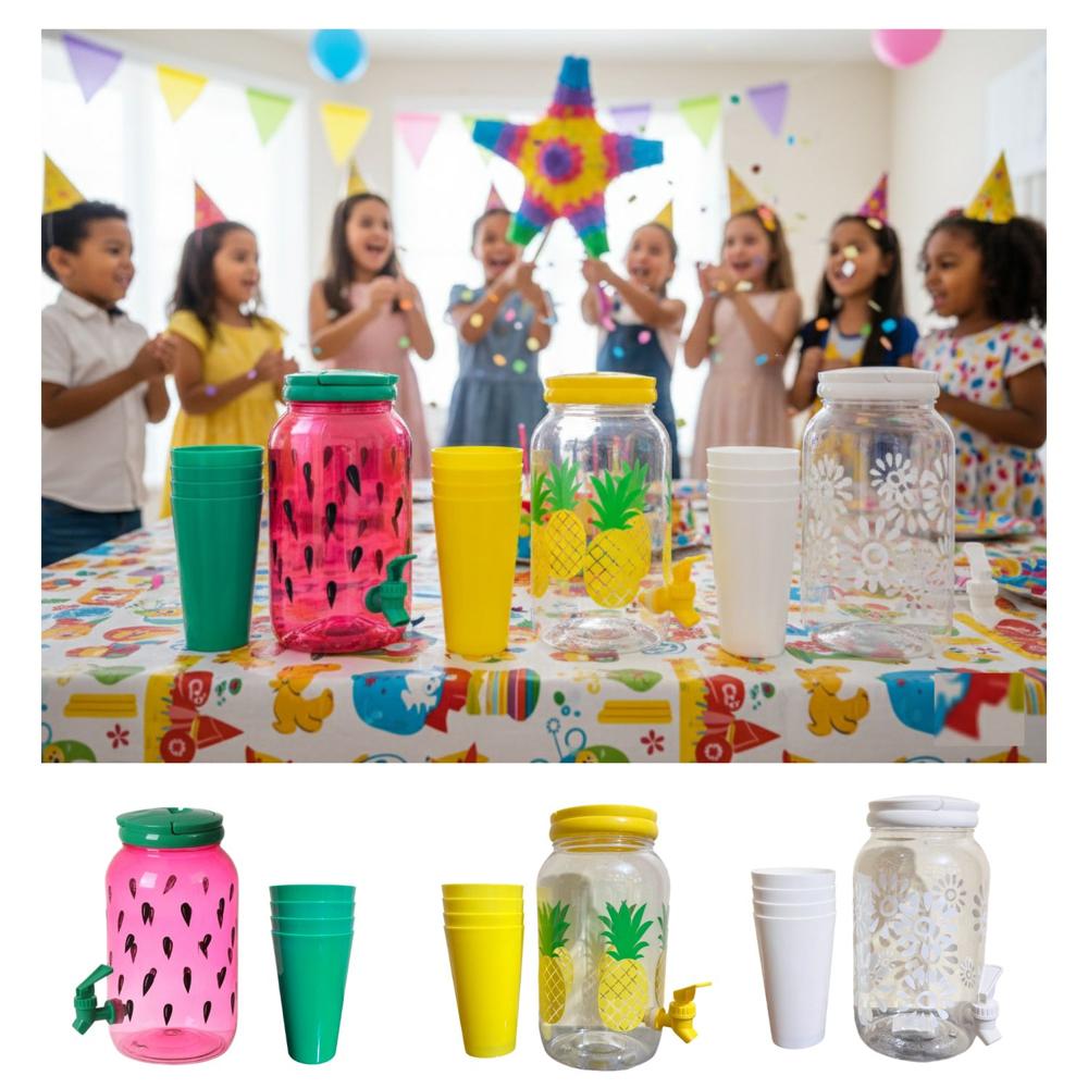 Dispensadores de Agua Jgo 3 Unds de 3 Lts