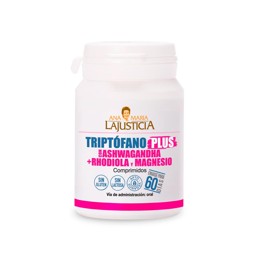 Triptofano Plus con Ashwagandha con  Rhodiola y Magnesio