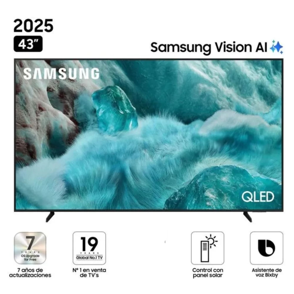 Televisor Samsung 43 Pulgas QLED Q7F VISION AI SMART TV 2025