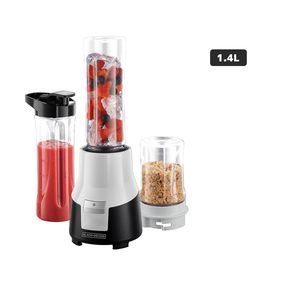 Licuadora Personal BLACK+DECKER 1.4L PB22340-CL Blanco/Negro
