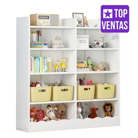 Estante Librero Multiusos Infantil Waldo Muebles Bonno