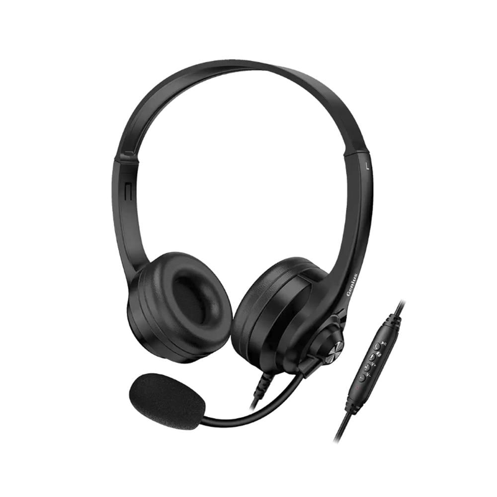 AUDIFONO GENIUS HS-235U AI COPILOT 40MM USB-A BLACK
