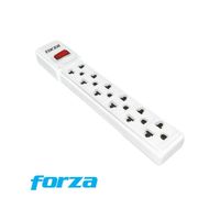 REGLETA FORZA PS-001W DE 6 TOMAS BLANCO 220V
