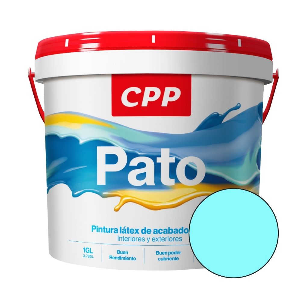 Pintura Látex Pato CPP Celeste 1 Galón