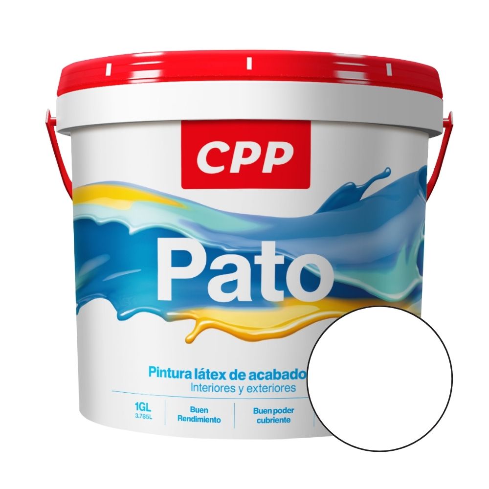 Pintura Látex Pato CPP Blanco 1 Galón