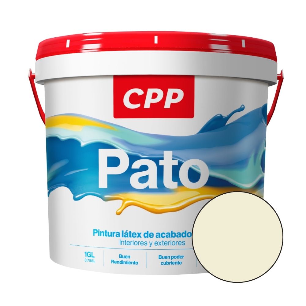 Pintura Látex Pato CPP Blanco Humo 1 Galón