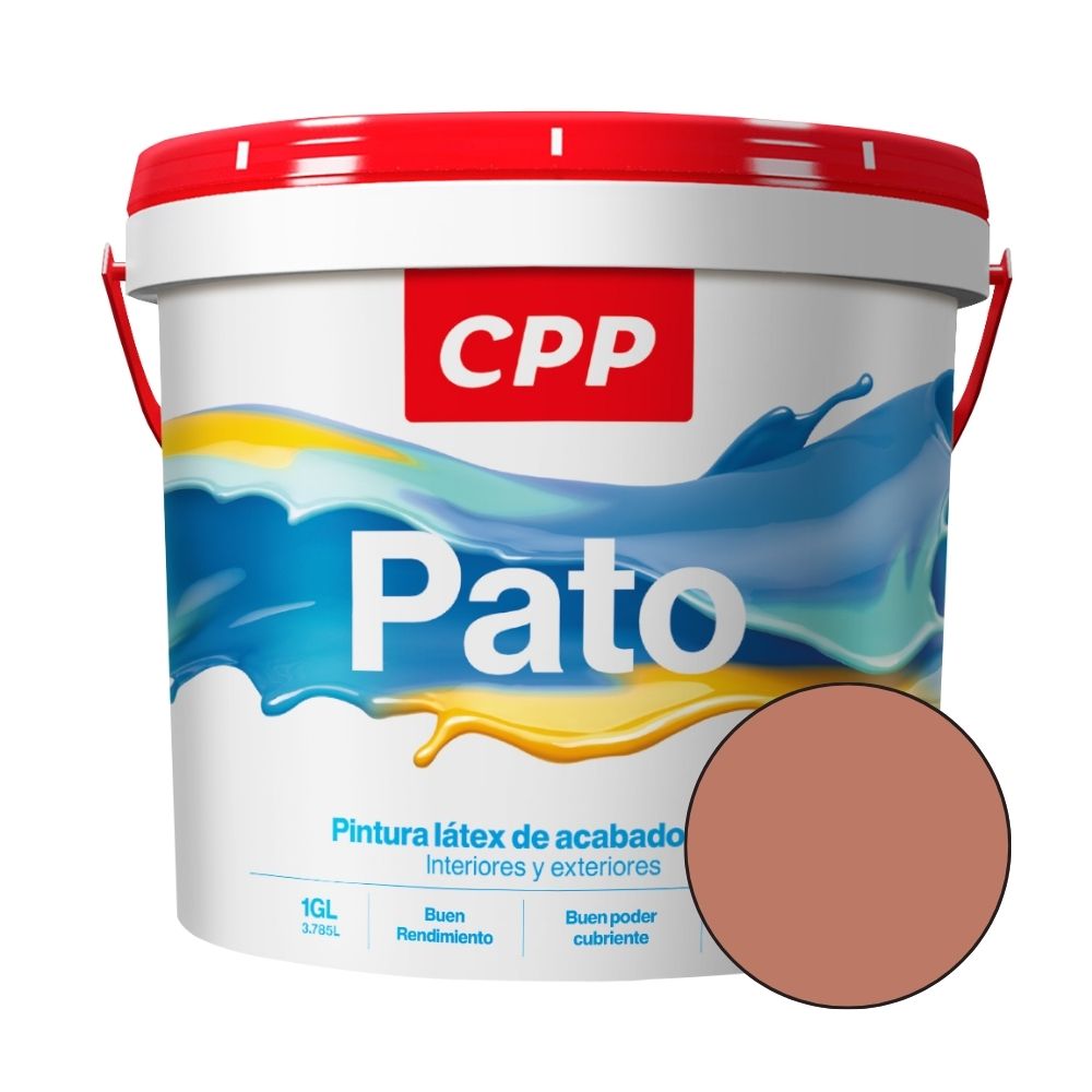 Pintura Látex Pato CPP Tabaco 1 Galón
