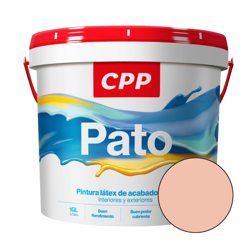 Pintura Látex Pato CPP Almendra 1 Galón