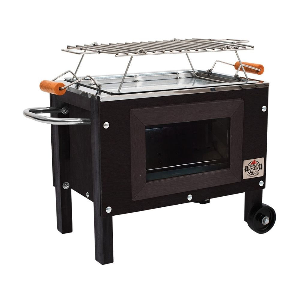 Caja China Meat Master con vidrio + Parrilla de varillas