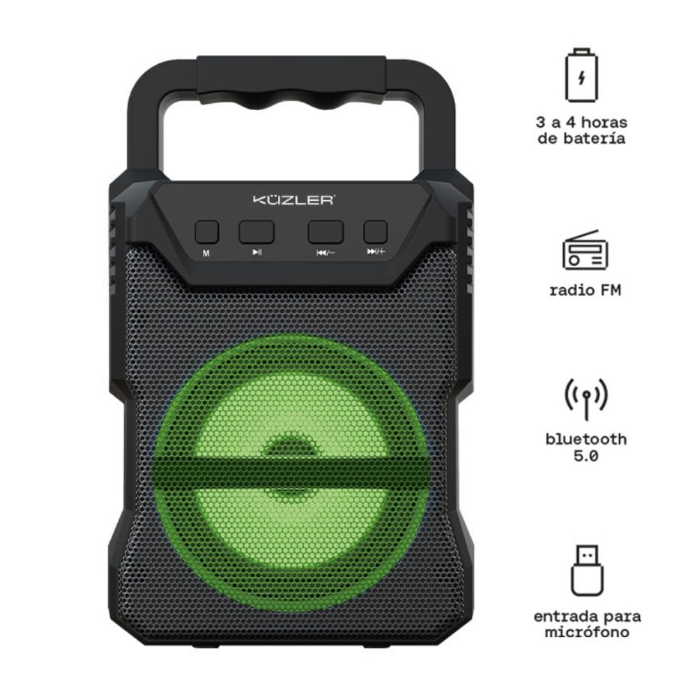 Parlante Bluetooth 4 Horas 100W Derk-101