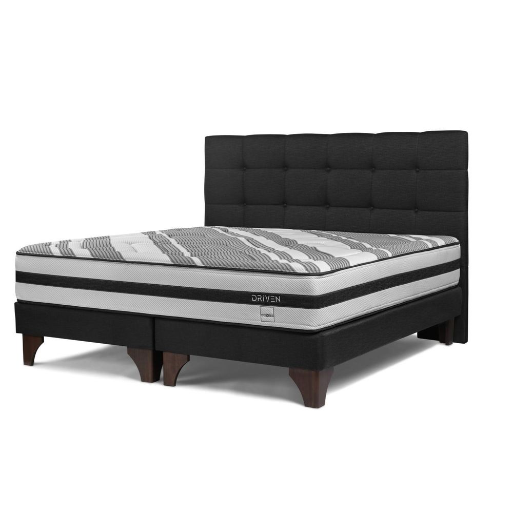 Dormitorio Europeo Driven King Issey Azul