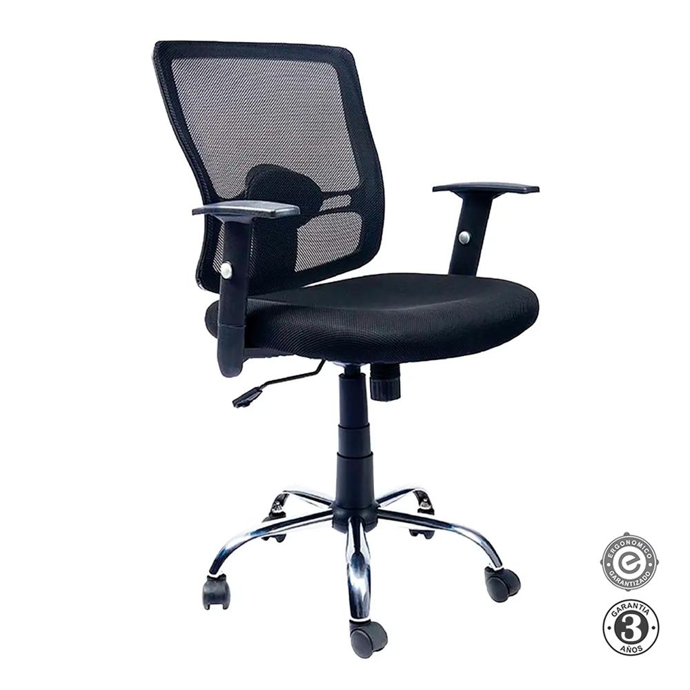 Silla Ergonómica Lunare Ejecutiva Negro Althea Confort
