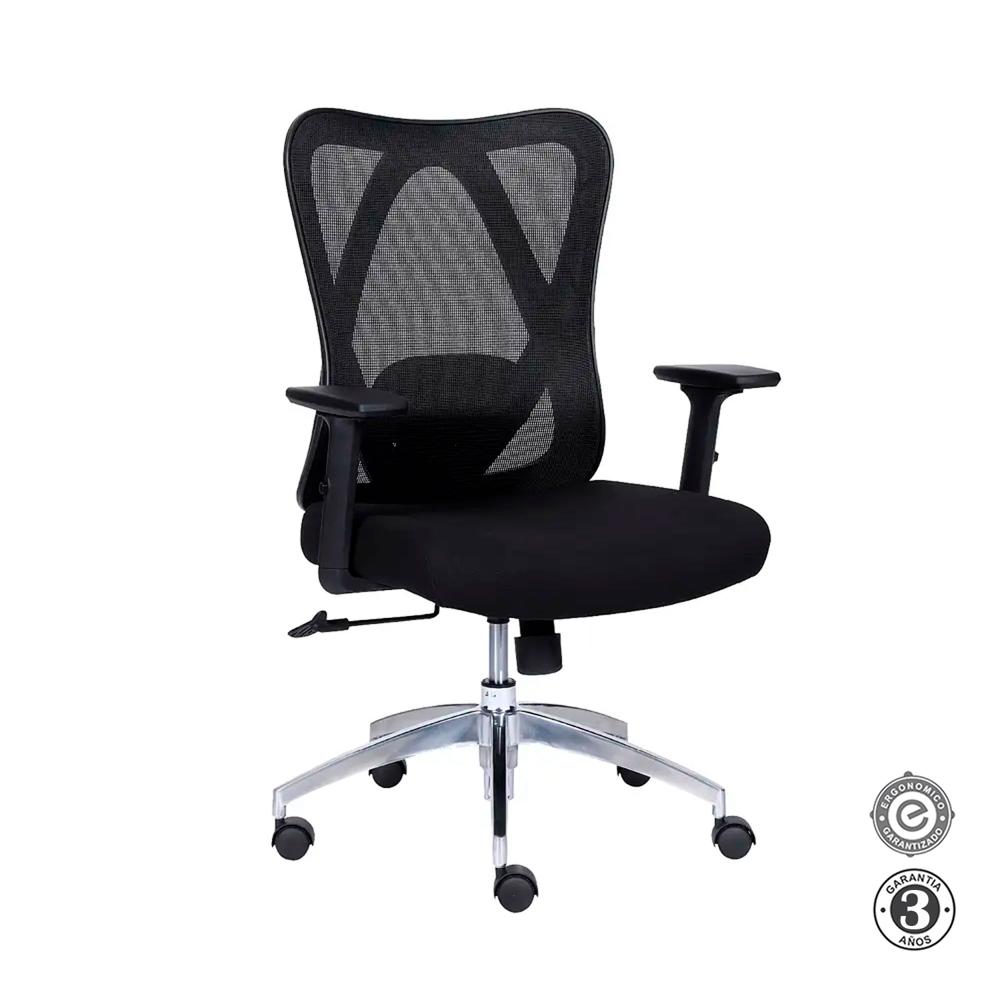 Silla Ergonómica Kendo Gerente Brazos 3D Negro Althea Confort