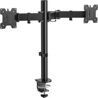 Soporte de escritorio 17 A 30 Pulgadas Rack Para 2 Monitores de acero