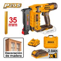 Clavadora Ingco 20V 35 MM con Batería con Cargador CBNLI3606